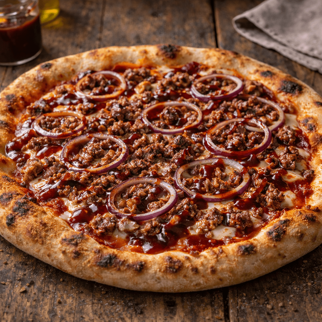 PIZZA BARBACOA DI CARNE