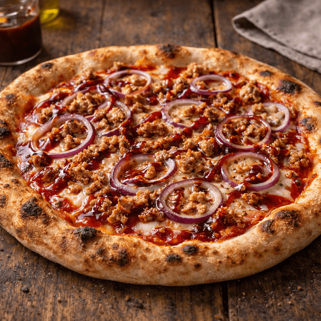 PIZZA BARBACOA DI POLLO